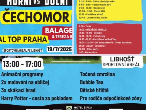 Libhošť - Horní Dolní 2025: Když hudba a srdce pomáhají společně